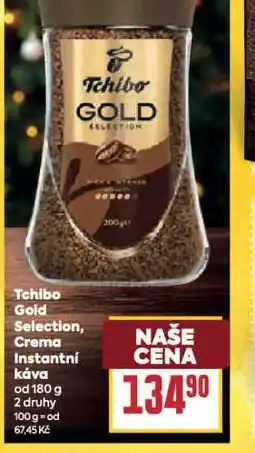 Billa Tchibo gold crema instantní káva nabídka