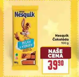 Billa Nesquik čokoláda nabídka