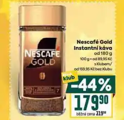 Billa Nescafé gold instantní káva nabídka