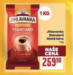 Billa Jihlavanka standard mletá káva nabídka