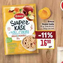 Billa Emco super kaše nabídka