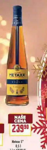 Billa Metaxa 5 nabídka