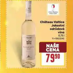 Billa Chateau valtice jakostní odrůdová vína nabídka