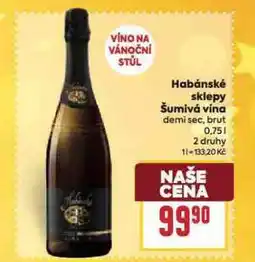 Billa Habánské sklepy šumivá vína nabídka