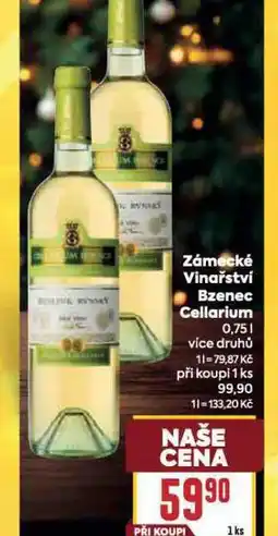 Billa Zámecké vinařství bzenec cellarium nabídka