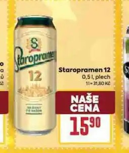 Billa Pivo staropramen 12 nabídka