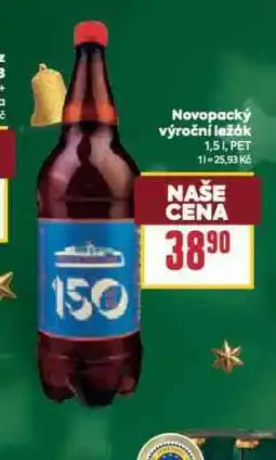 Billa Novopacký výroční ležák nabídka