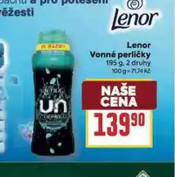 Billa Lenor vonné perličky nabídka