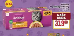 Billa Whiskas kapsičky pro kočky nabídka