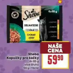Billa Sheba kapsičky pro kočky nabídka