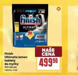 Billa Finish ultimate lemon tablety do myčky nabídka