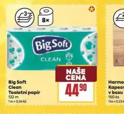 Billa Big soft clean toaletní papír nabídka