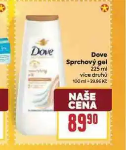 Billa Dove sprchový gel nabídka