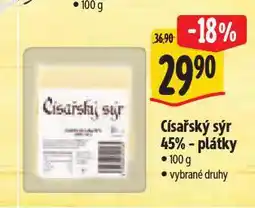 Albert Císařský sýr 45% nabídka