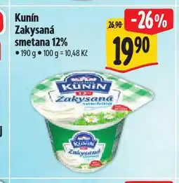 Albert Kunín zakysaná smetana nabídka