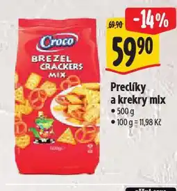 Albert Preclíky a krekry mix nabídka
