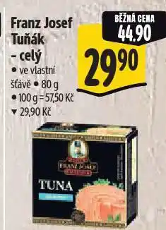 Albert Franz josef tuňák steak nabídka