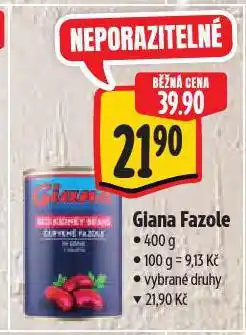 Albert Giana fazole nabídka