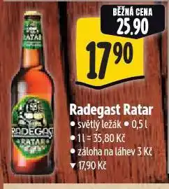 Albert Pivo radegast nabídka