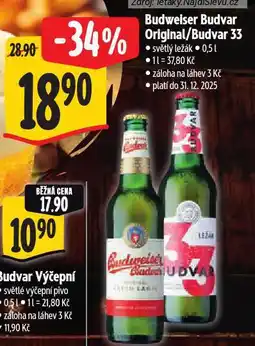Albert Pivo budvar 33 nabídka