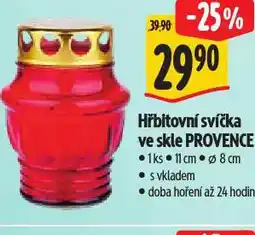 Albert Hřbitovní svíčka nabídka