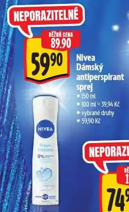 Albert Nivea antiperspirant nabídka