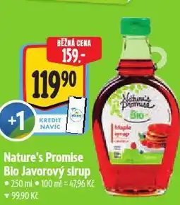 Albert Bio javorový sirup nabídka