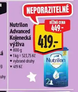 Albert Nutrilon kojenecká výživa nabídka