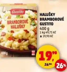 Penny Market Halušky bramborové gustito nabídka
