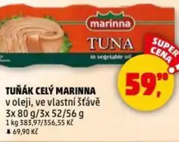 Penny Market Tuňák celý marinna nabídka