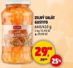 Penny Market Zelný salát gustito nabídka