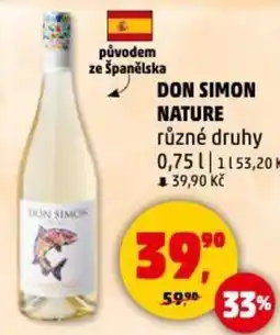 Penny Market Don Simon nature nabídka