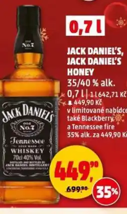 Penny Market JACK DANIEL'S, JACK DANIEL'S Honey nabídka