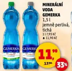 Penny Market Minerální voda Gemerka nabídka