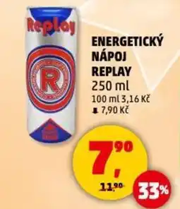 Penny Market Replay Energetický nápoj nabídka