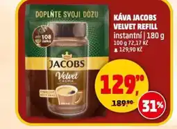 Penny Market Káva Jacobs Velvet refill nabídka