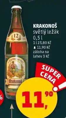 Penny Market KRAKONOŠ světlý ležák nabídka