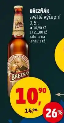 Penny Market Březňák světlé výčepní 0,5 l nabídka