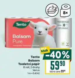 Billa Tento Balsam Toaletní papír nabídka