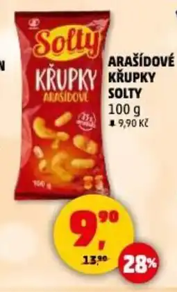 Penny Market Arašídové krupky Solty nabídka