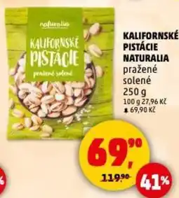 Penny Market Kalifornské pistácie Naturalia nabídka
