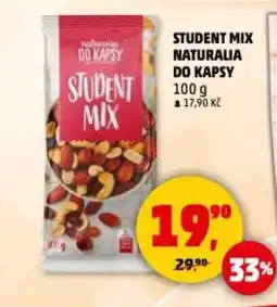 Penny Market Student mix Naturalia do kapsy nabídka