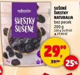Penny Market Sušené švestky Naturalia nabídka