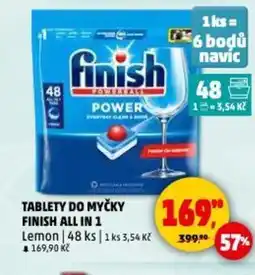 Penny Market Tablety do myčky Finish All in 1 nabídka