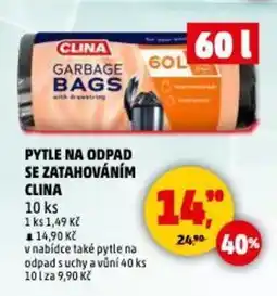 Penny Market CLINA Pytle na odpad se zatahováním nabídka