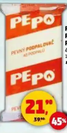 Penny Market PEPO Pevný podpalovač nabídka