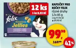 Penny Market Felix Kapsičky pro kočky nabídka