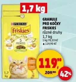 Penny Market Friskies Granule pro kočky nabídka