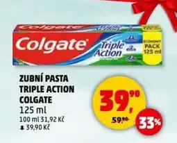 Penny Market COLGATE Zubní pasta Triple action nabídka