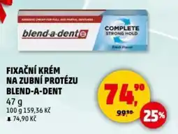 Penny Market Blend-A-Dent Fixační krém na zubní protézu nabídka
